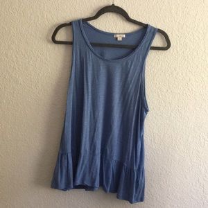 Gap blue peplum